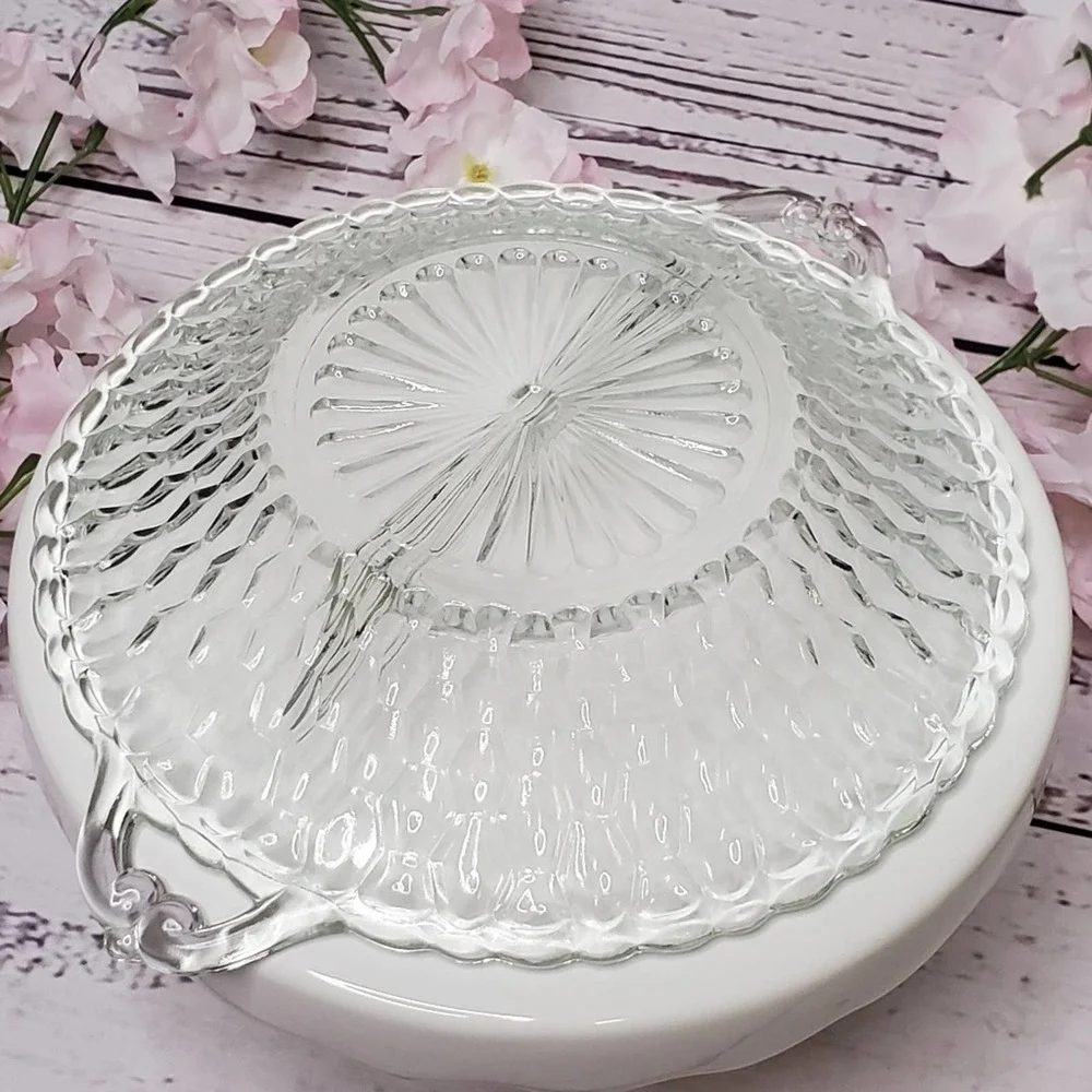 Crystal Divided Serving Dish